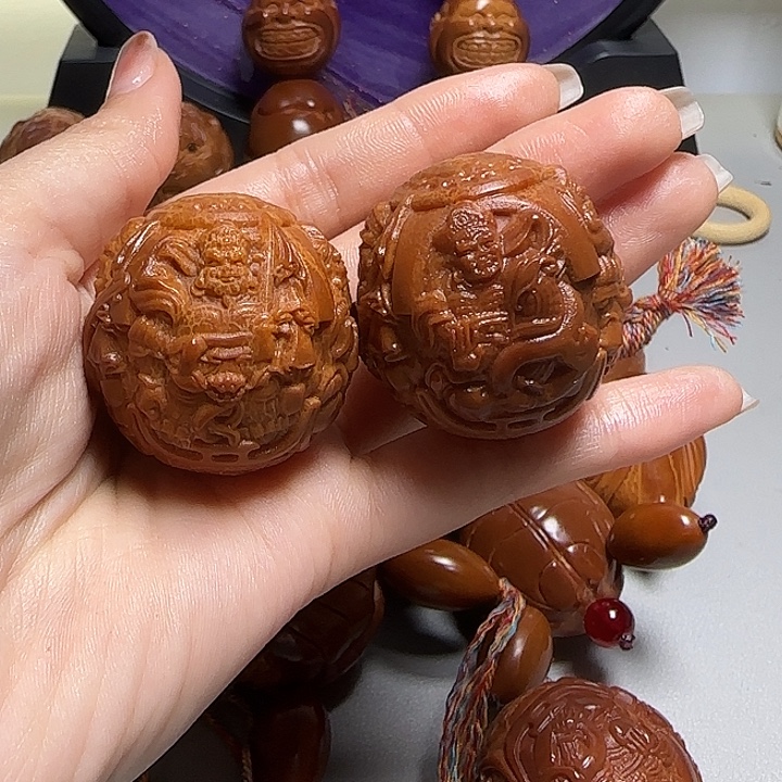 用***7橄榄核手串/手链橄榄核核雕