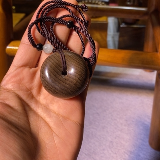 金丝楠金丝楠阴沉木平安扣