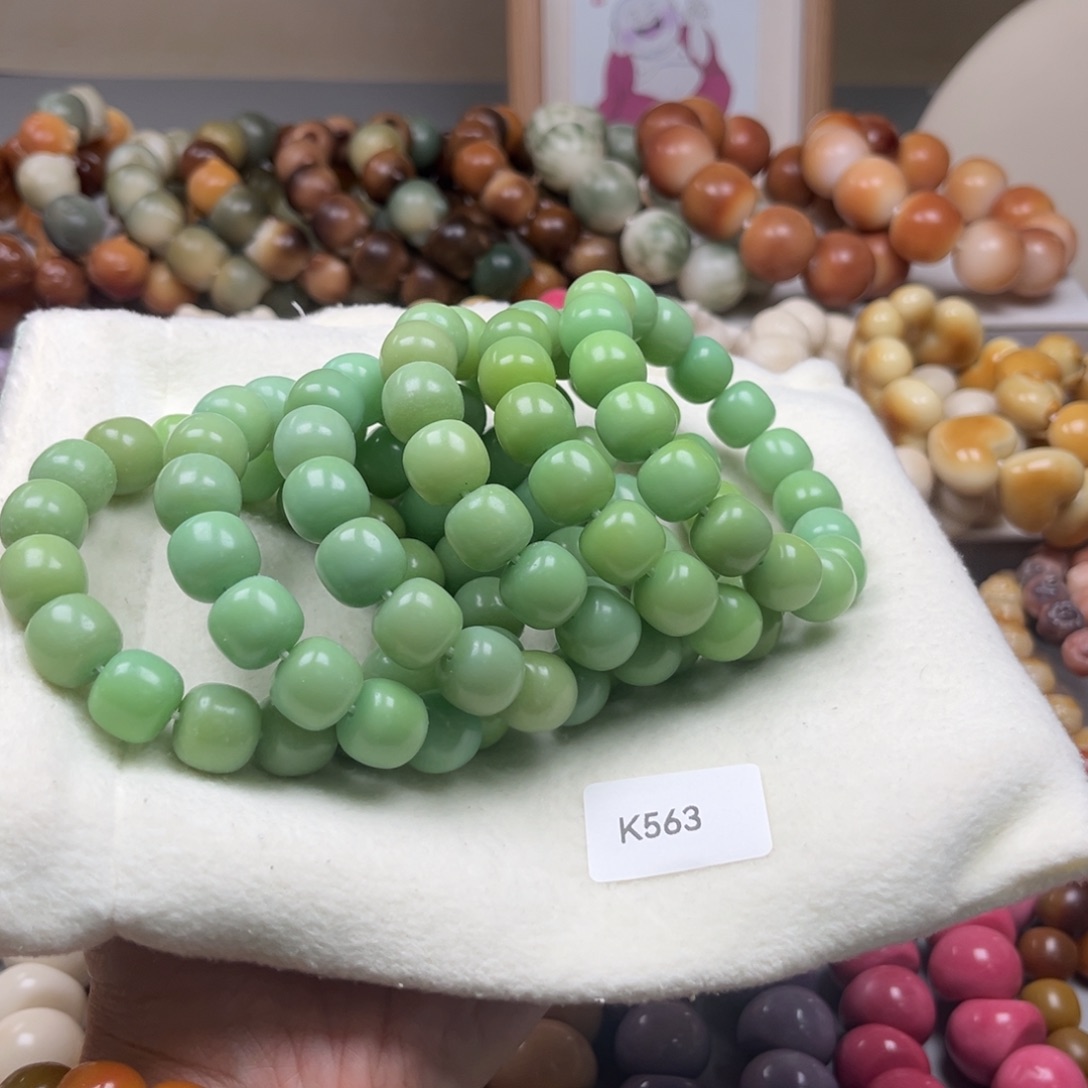 手串菩提根/象牙果WK563通货桶珠14mm一串