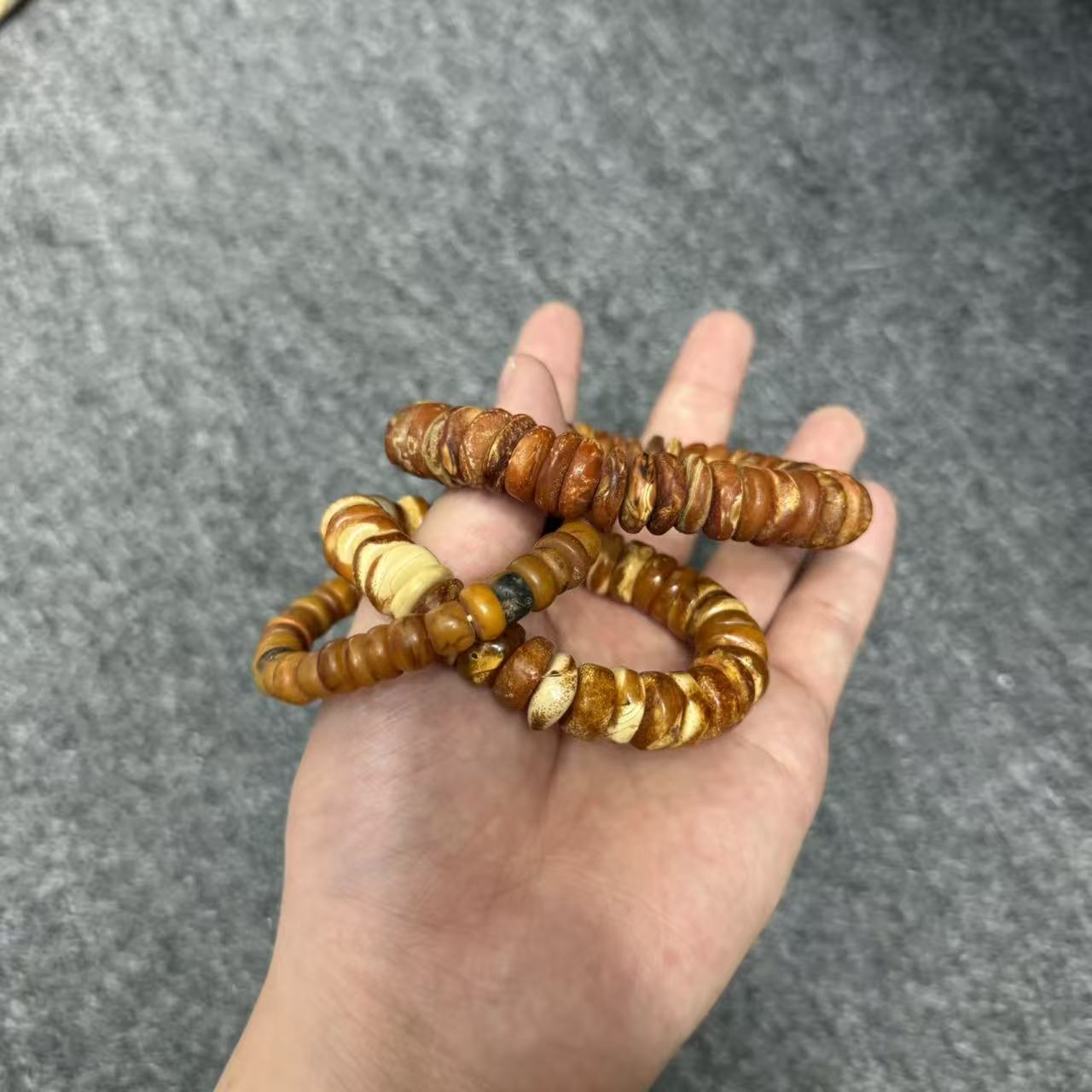 天然蜜蜡手串 M4321—多样性发一