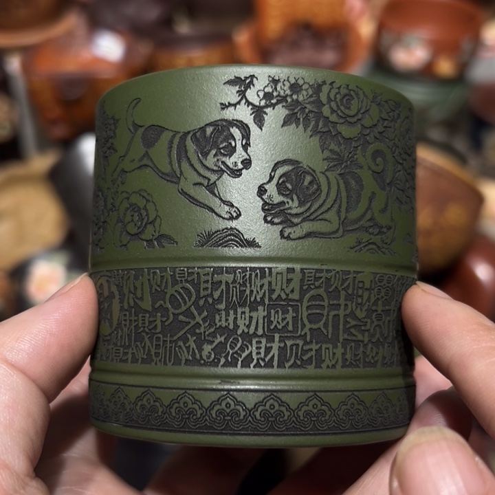 茶杯紫砂宜兴紫砂主人杯