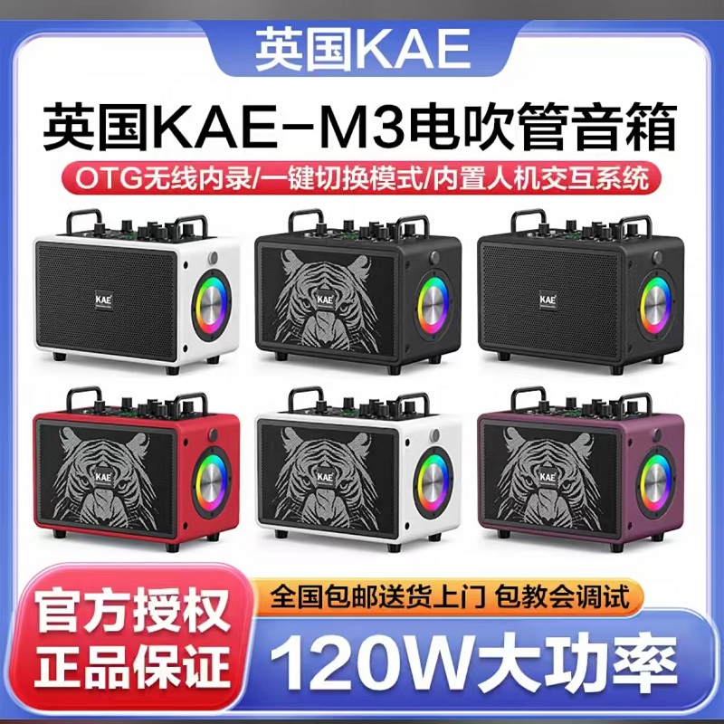 KAE-M3小巧便携式移动音箱带话筒无线内录适合乐器弹唱