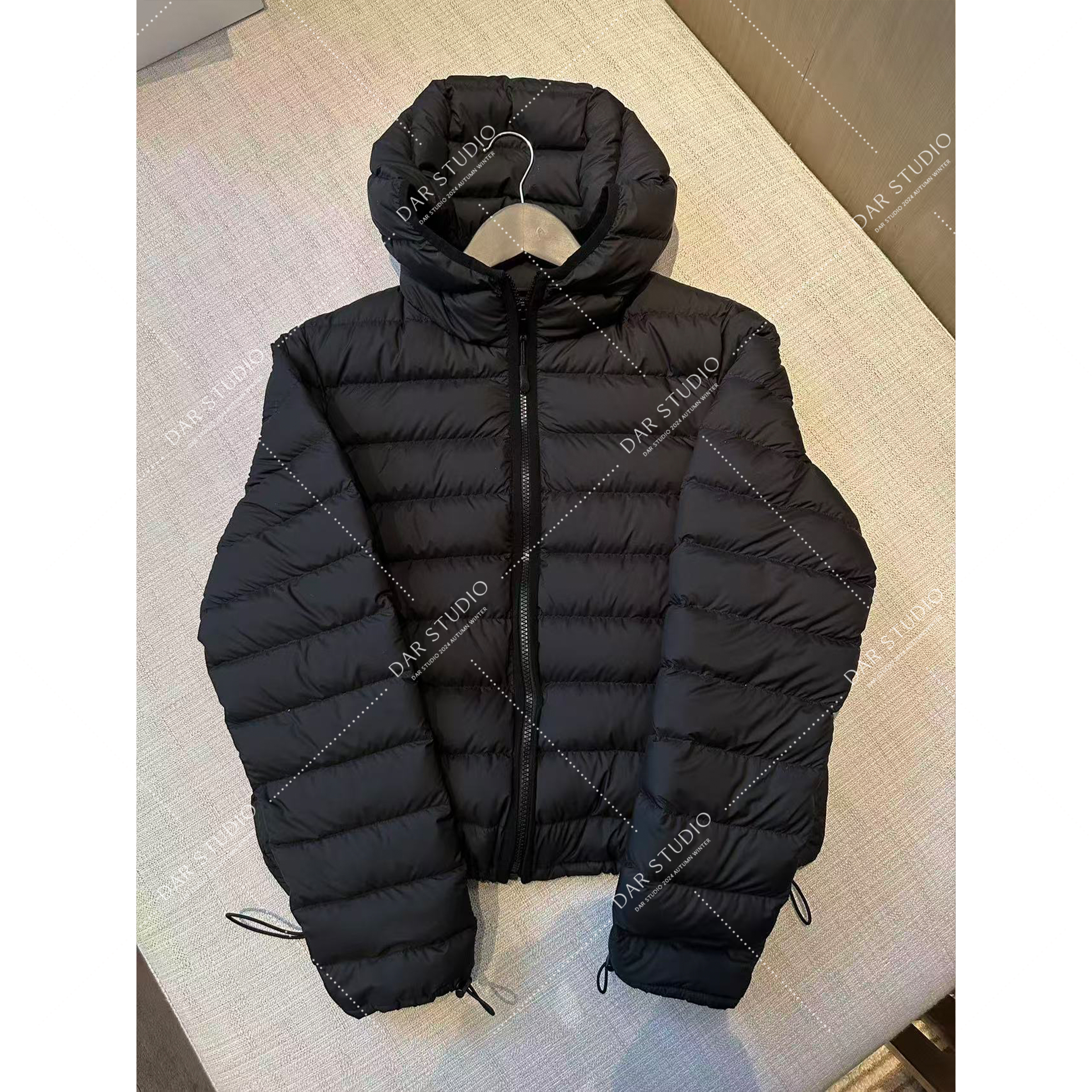 【142g】DAR STUDIO 90白鹅绒连帽小众设计感休闲羽绒服86239