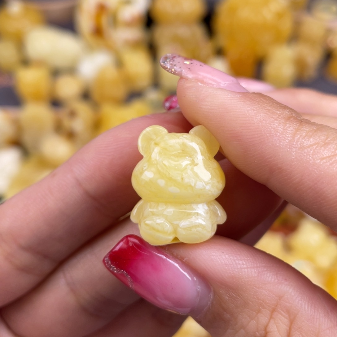 琥珀裸石未镶嵌小*格蜜蜡
