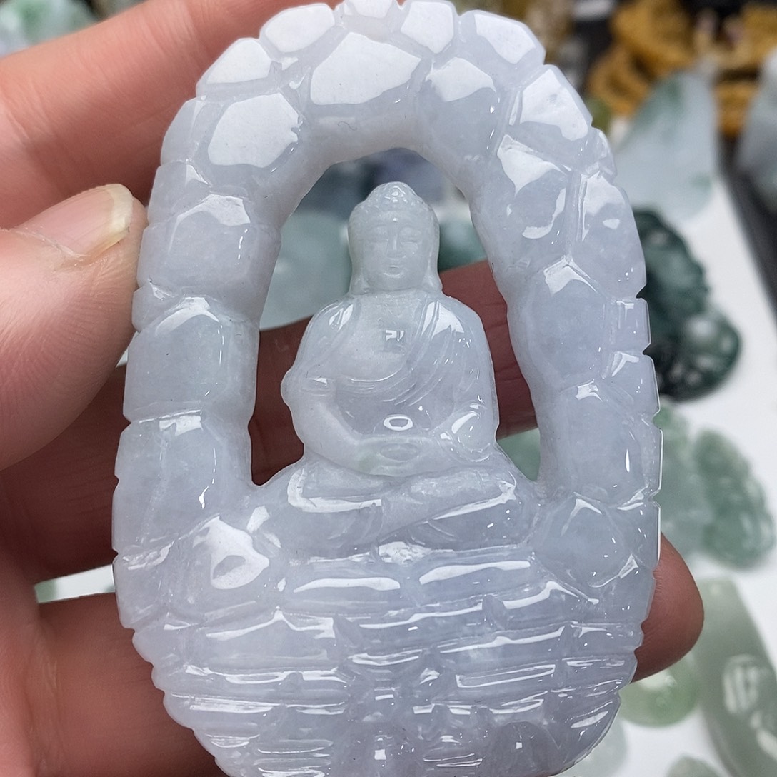 翡翠未镶嵌颈饰12345678