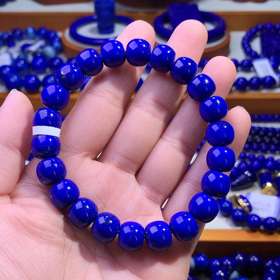 未镶嵌青金石手串10m 精工老型珠 33.79