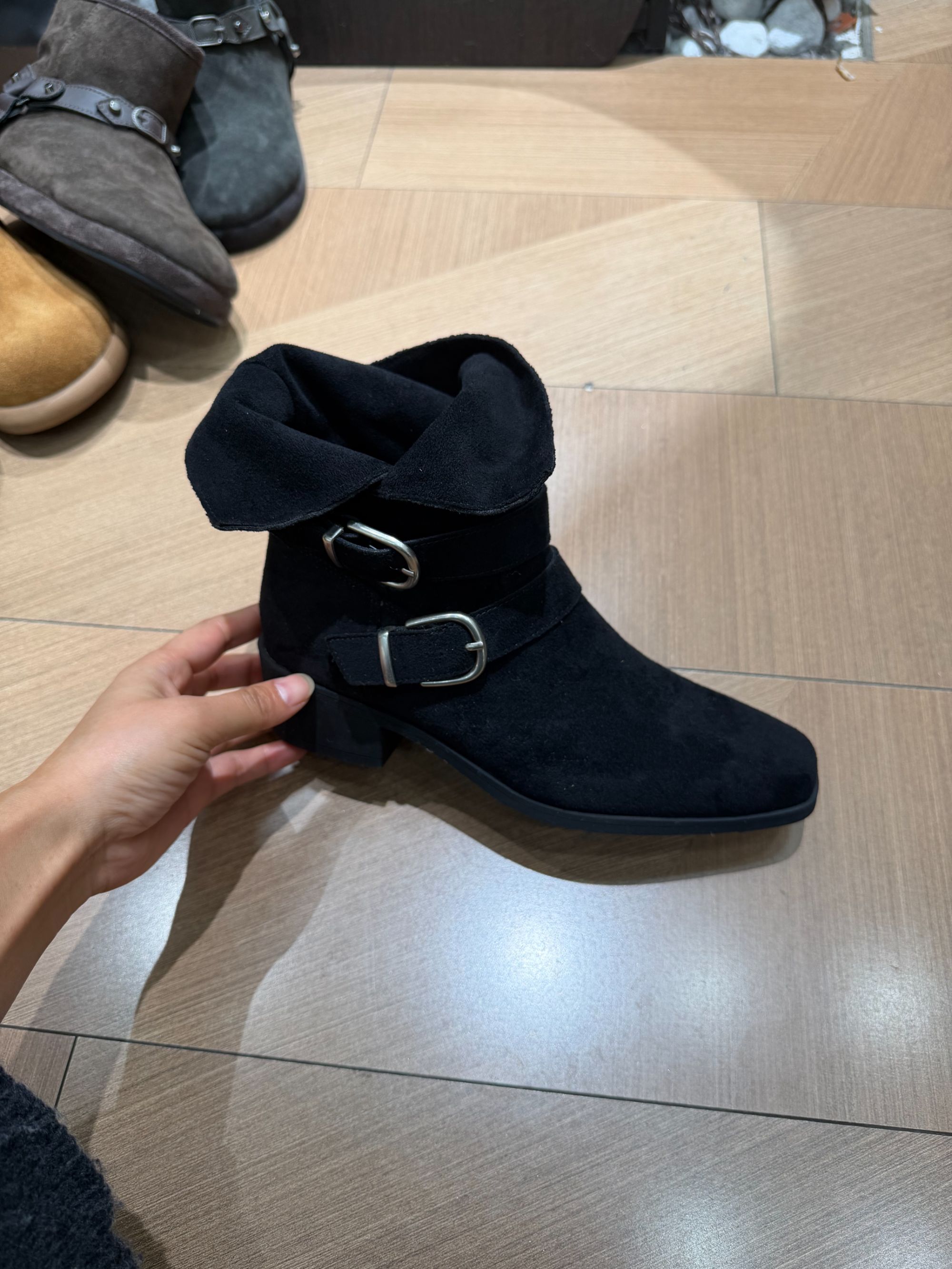 小苏家女鞋大麦家堆堆短靴26-8