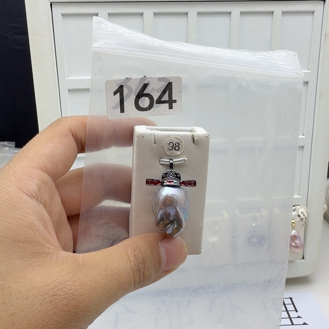 合金淡水珍珠颈饰