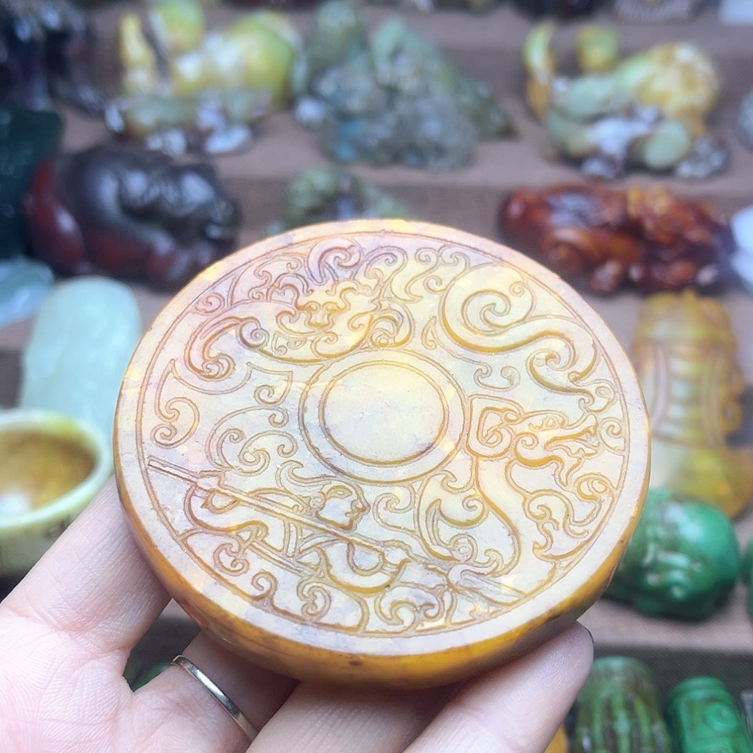 白玉菩提吊坠153。。