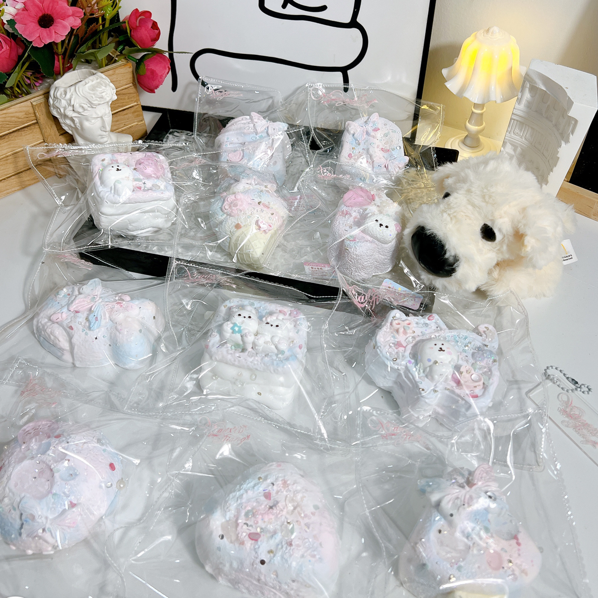 抢麦序链接手工定制捏捏乐压玩具（食品级硅胶捏捏）默认微瑕