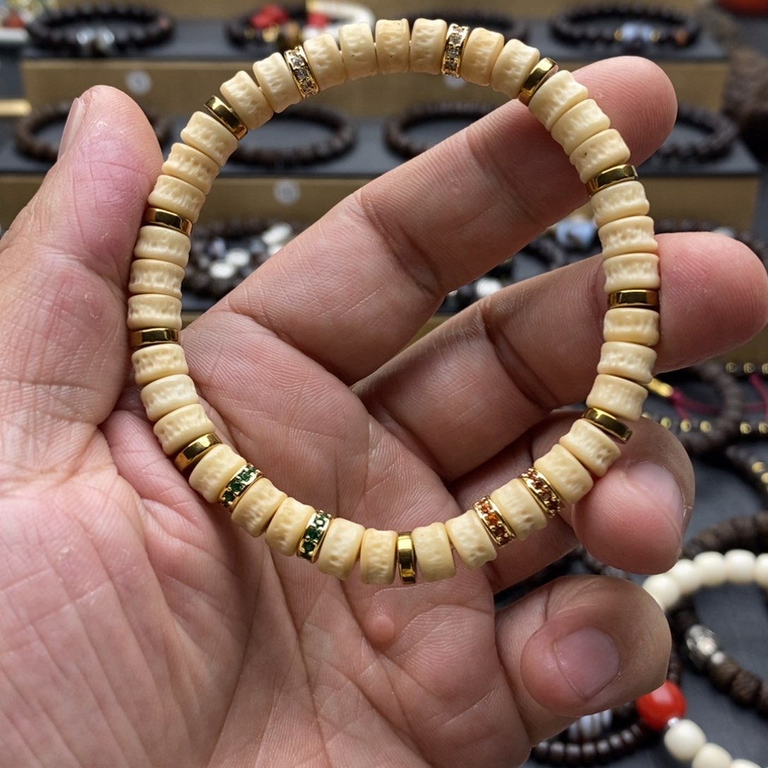 白玉菩提手串龙脊菩提8❌5搭配款