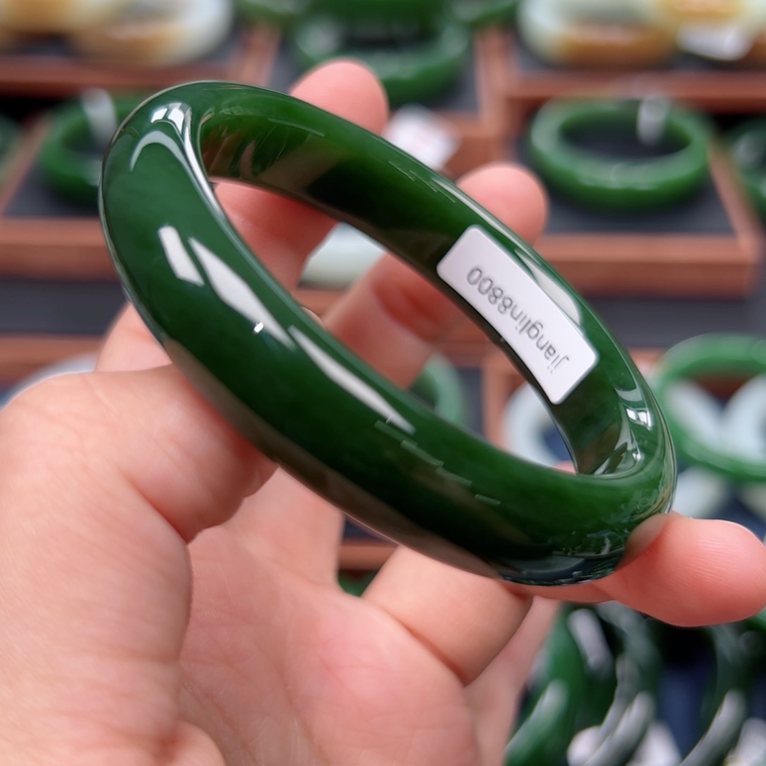未镶嵌手镯和田玉（碧玉）5455