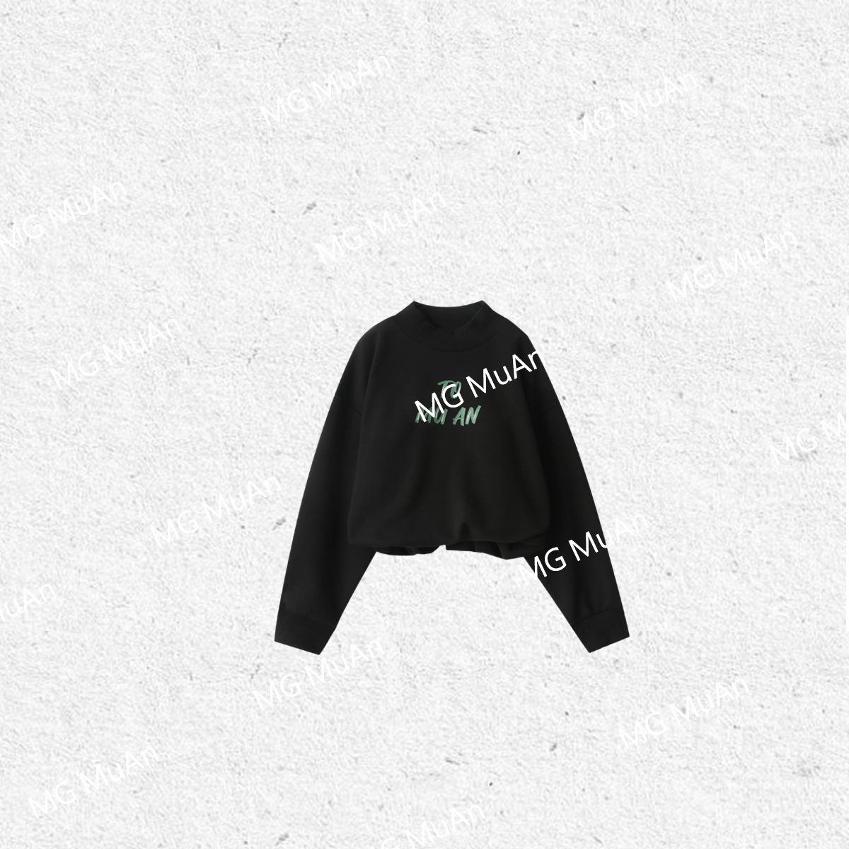 木岸MUAN：《轻时髦卫衣》“时髦精系列”定制长袖卫衣上衣女DG3-8876