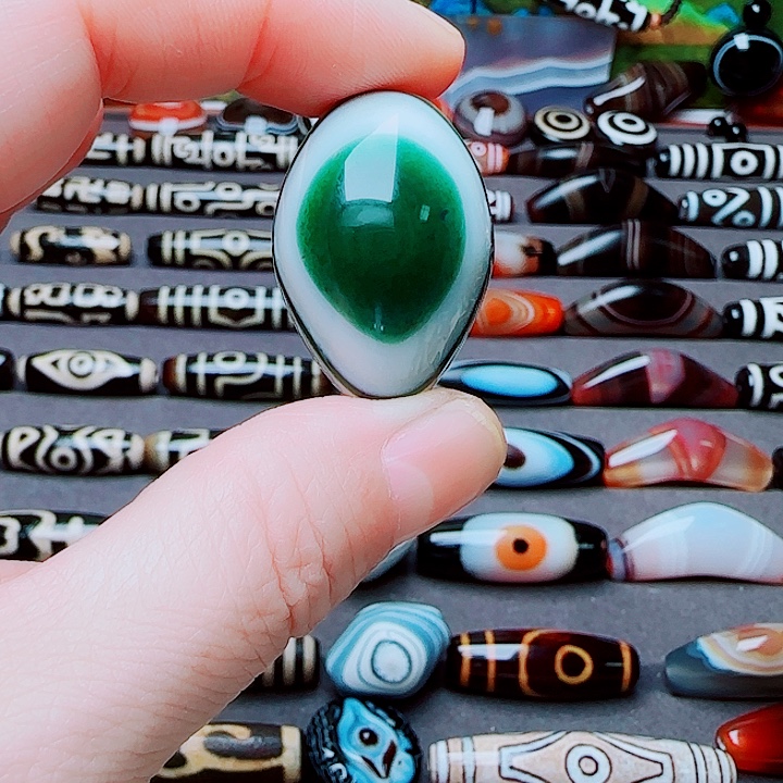 玛瑙/玉髓合金珠宝半成品