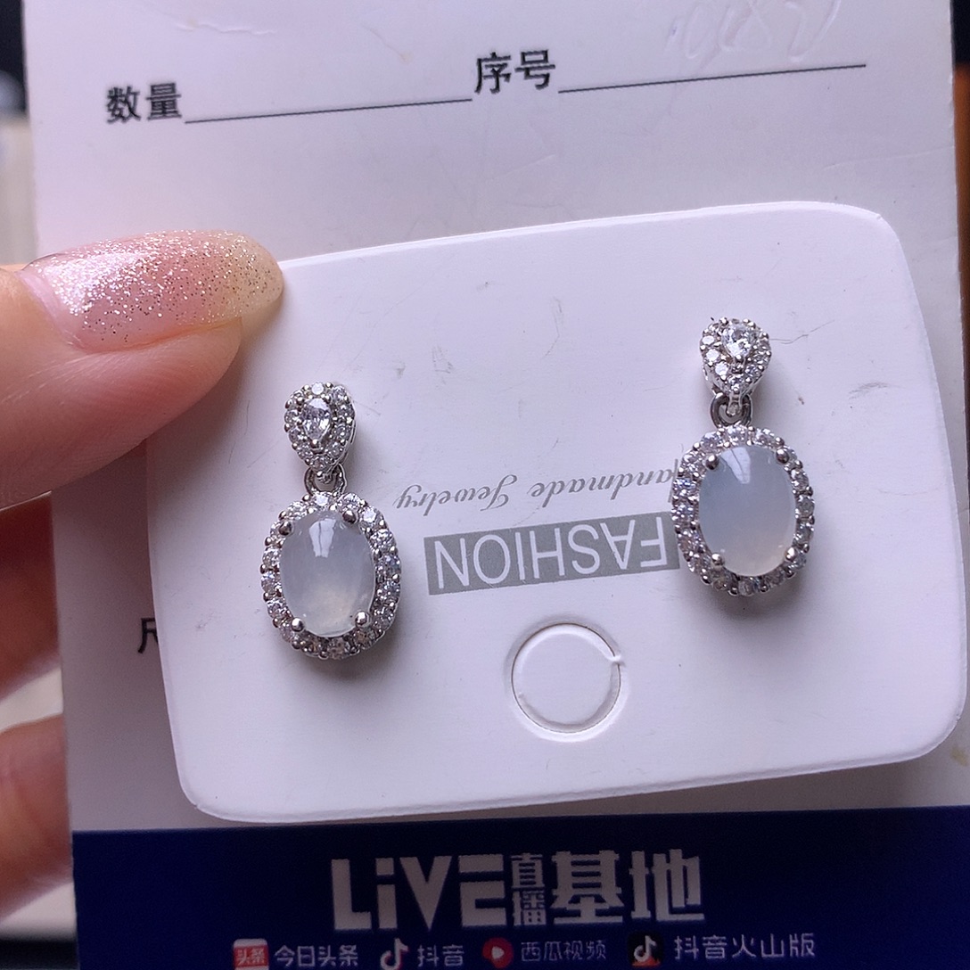 翡翠银S925镶嵌戒指