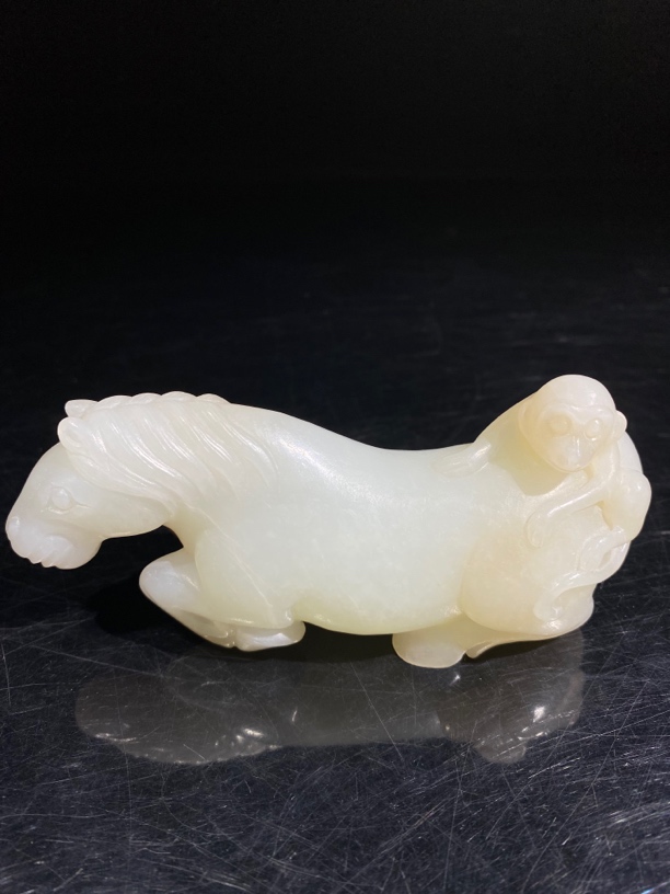 和田玉白玉马上封侯