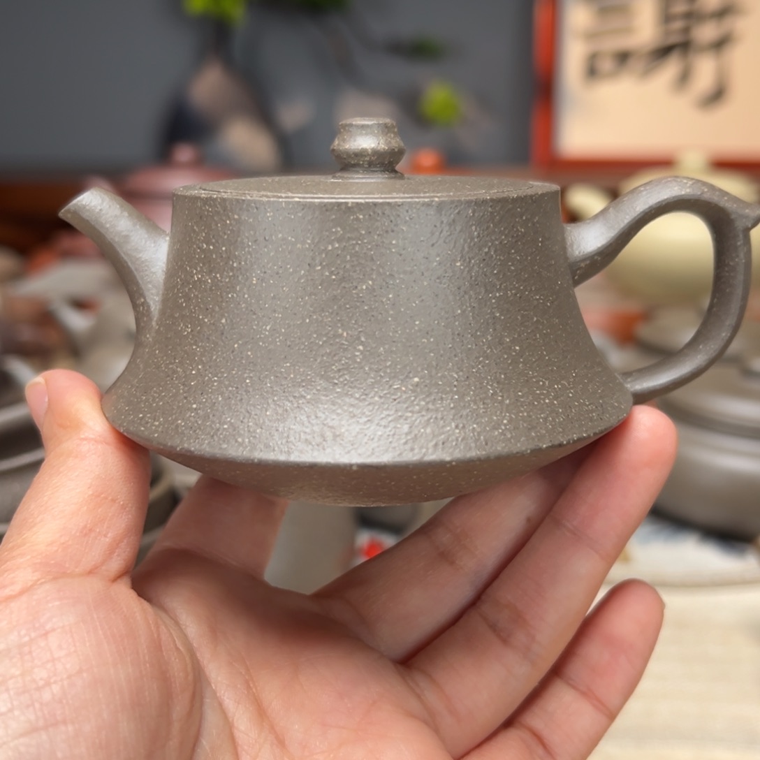 紫砂茶壶蟹壳青的150