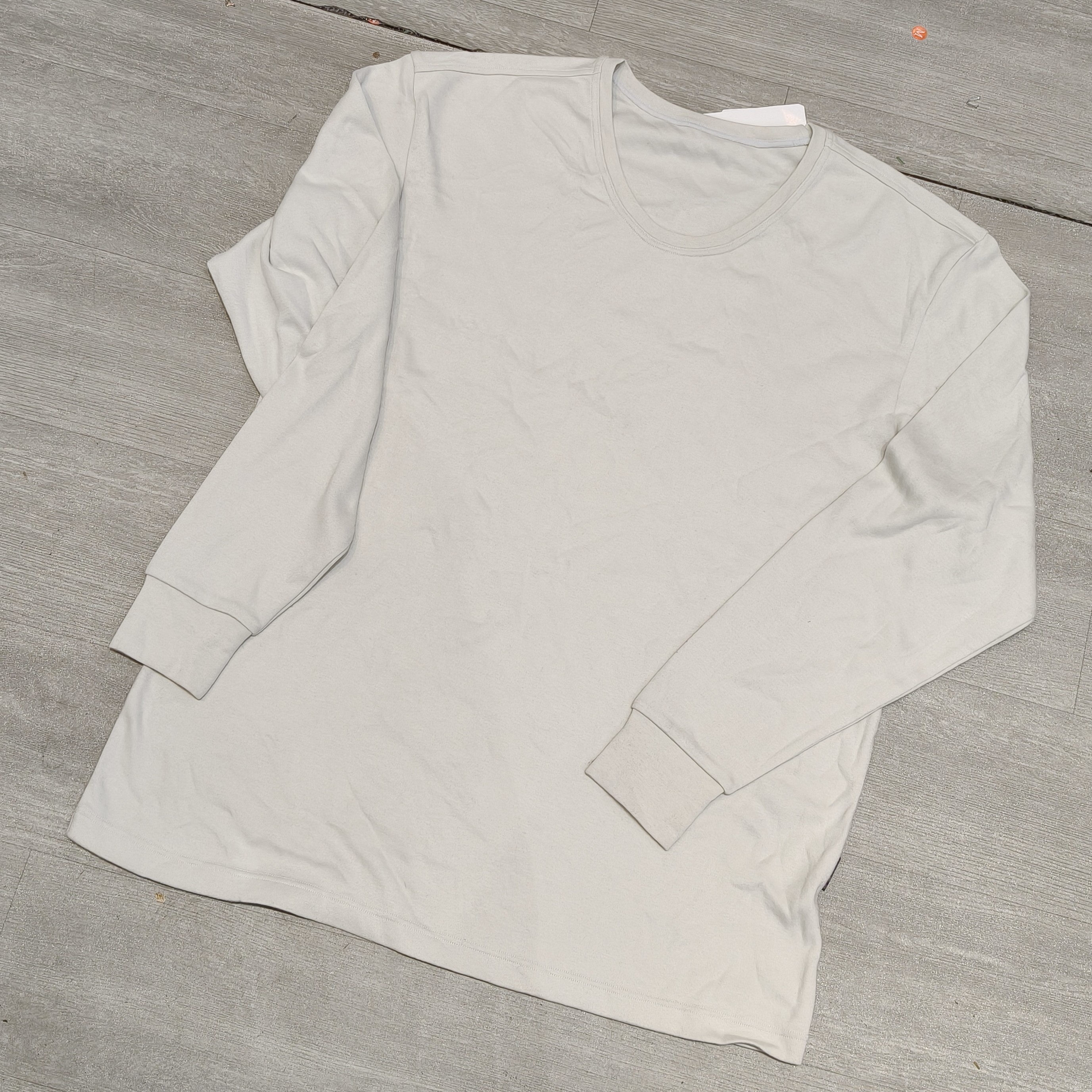 （丹巴渡）秋冬宽松纯色慵懒风长袖打底针织衫-果梓20