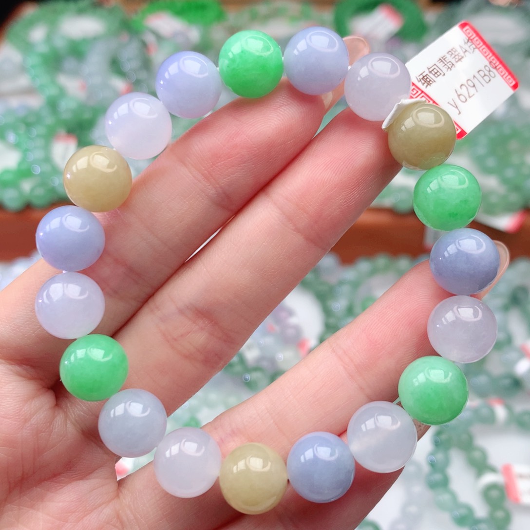 翡翠手链未镶嵌翡翠10mm