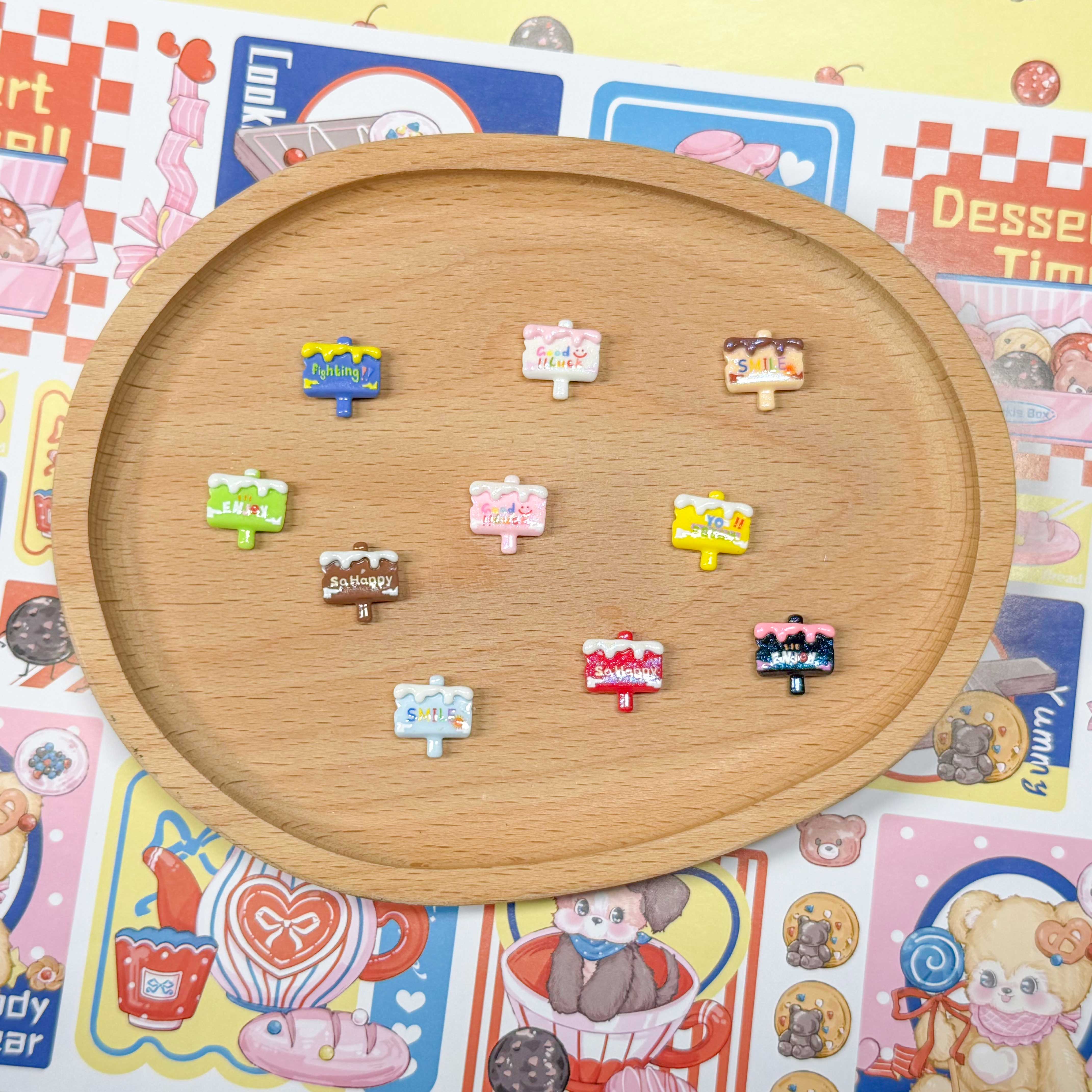 【路牌】想念diy树脂配件