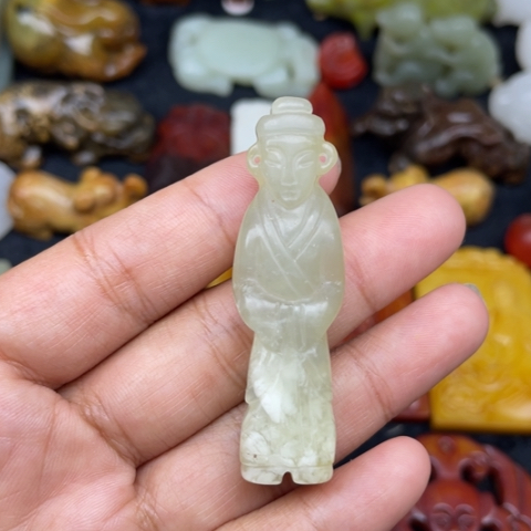 蛇纹石玉未镶嵌颈饰15