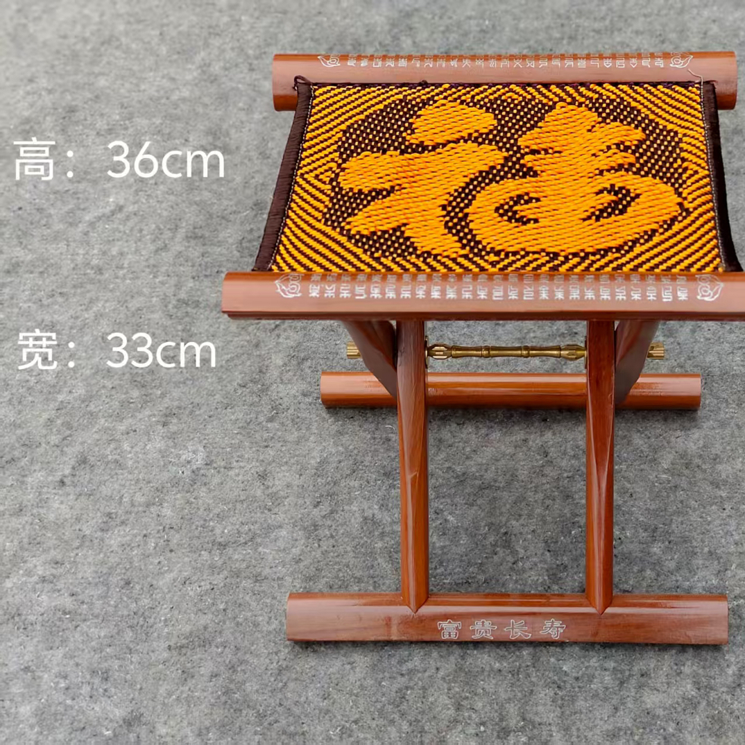南美红檀高档礼品马扎,进口木材手工制作，户外闲坐，美观大气