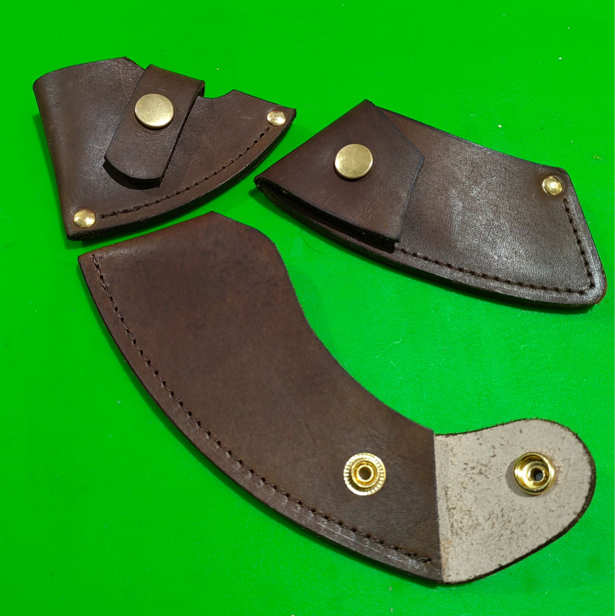 抖音热销款头层牛皮斧套