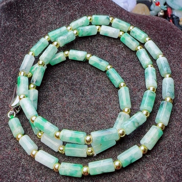 翡翠合金颈饰天然A货28