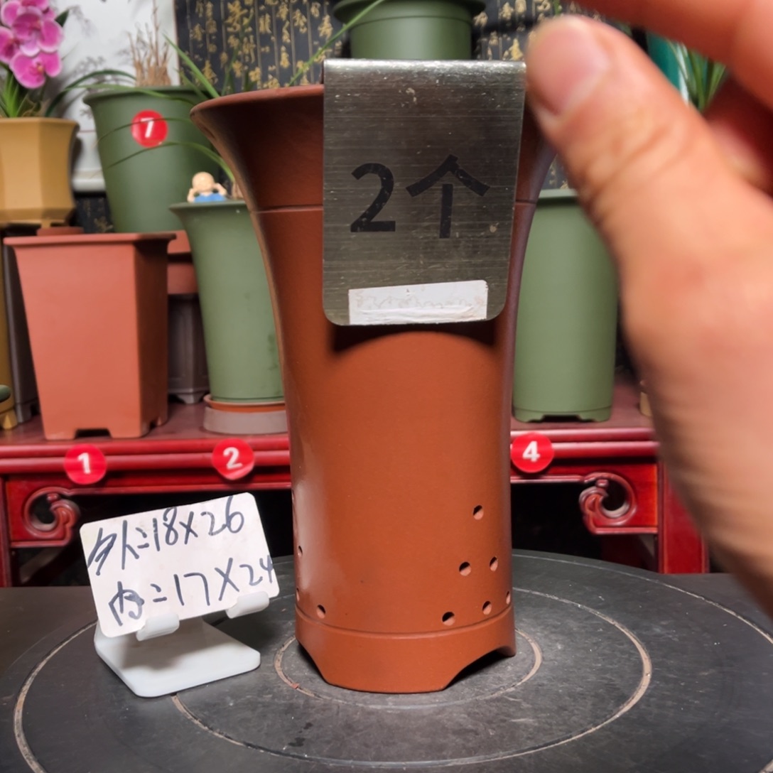 紫砂花盆紫砂花盆