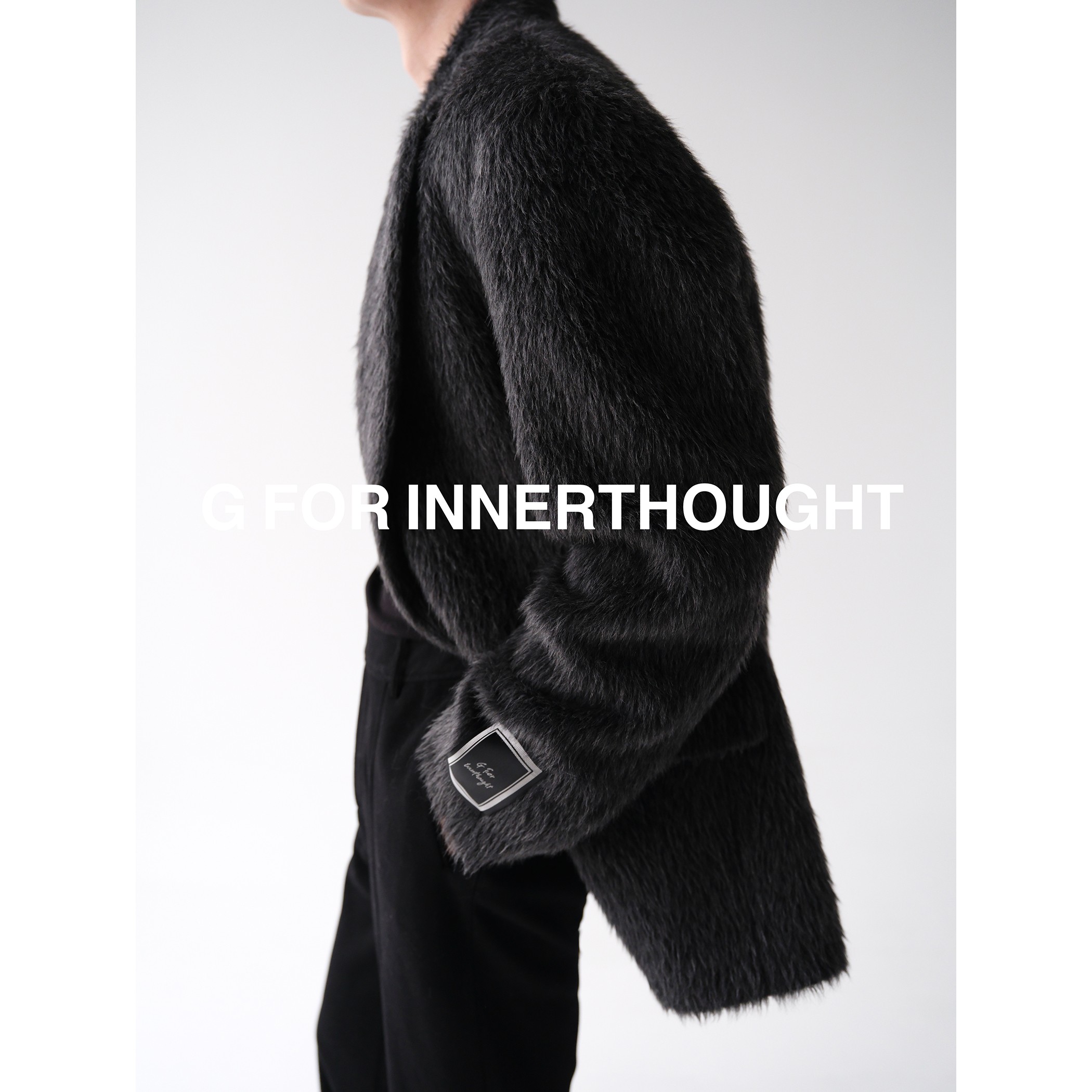 G FOR INNERTHOUGHT|意大利Texco鼎奢BABYSURI羊驼毛宽松棉服西装