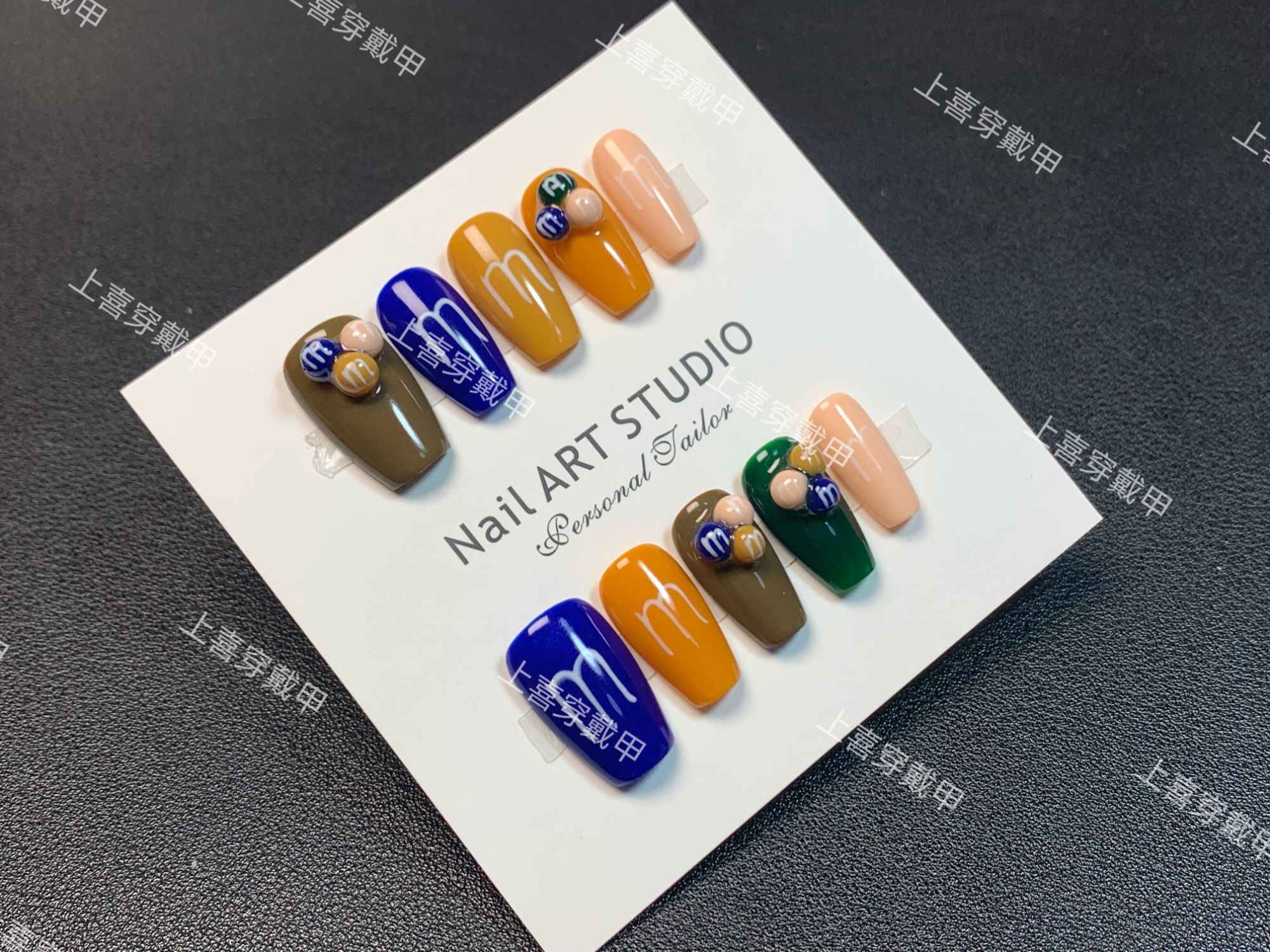 【M豆】可爱  纯手工穿戴甲