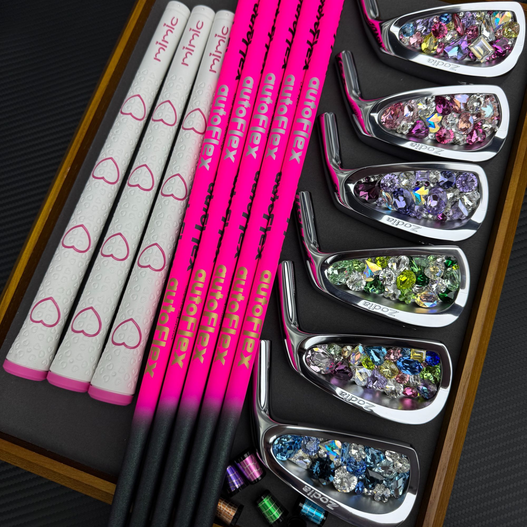 正品日本zodia女士铁杆头6-A水晶杆头