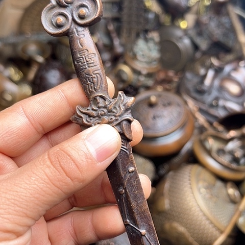 铜制文玩把玩物件