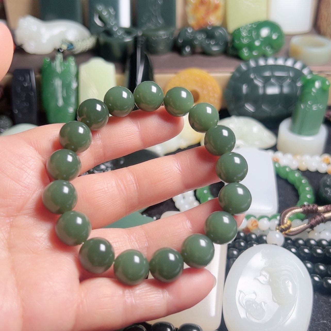 【闪购商品】未镶嵌手链和田玉