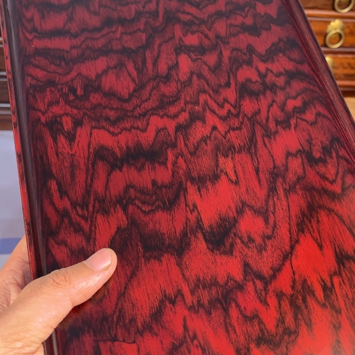 木红酸枝独板托盘