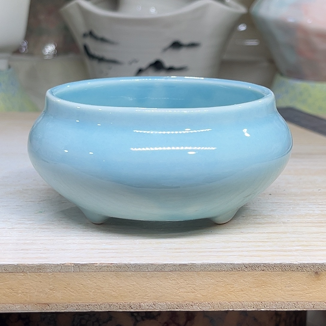 陶瓷绿植多肉微瑕花盆外口径：8*5