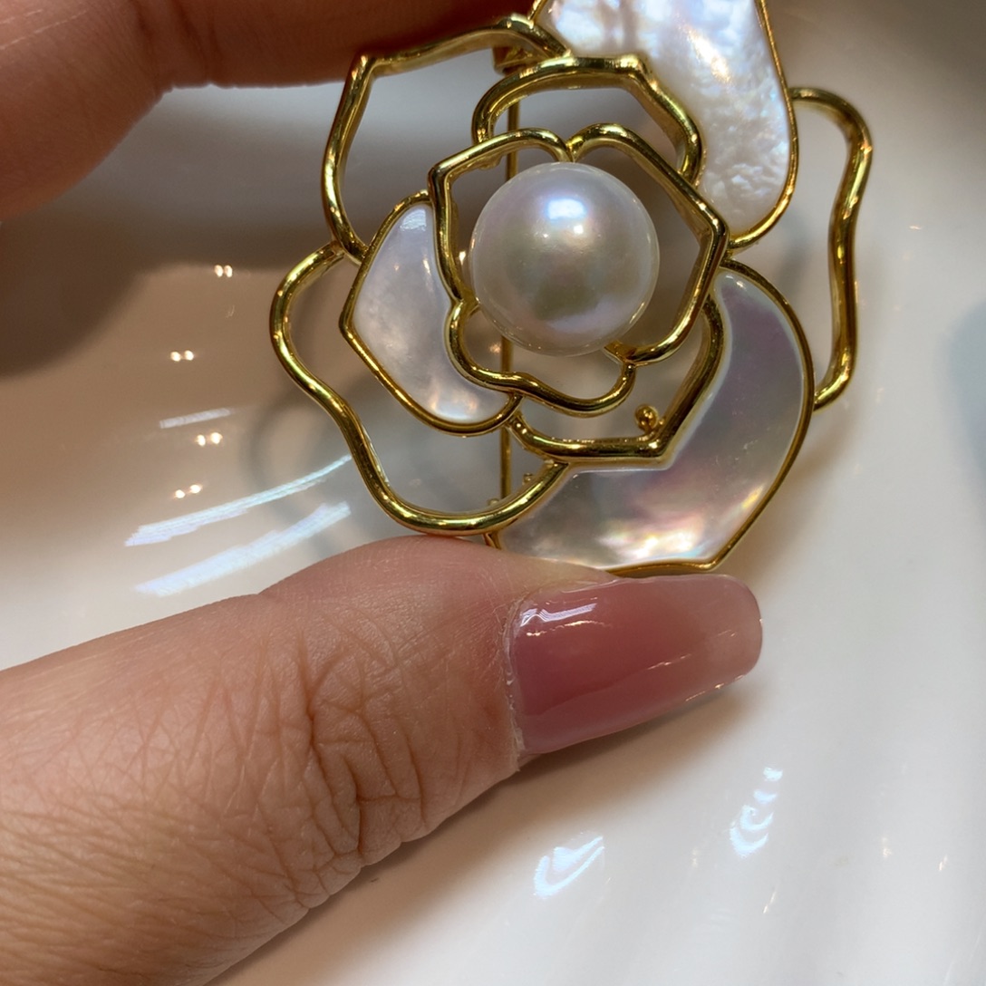 淡水珍珠胸饰未镶嵌