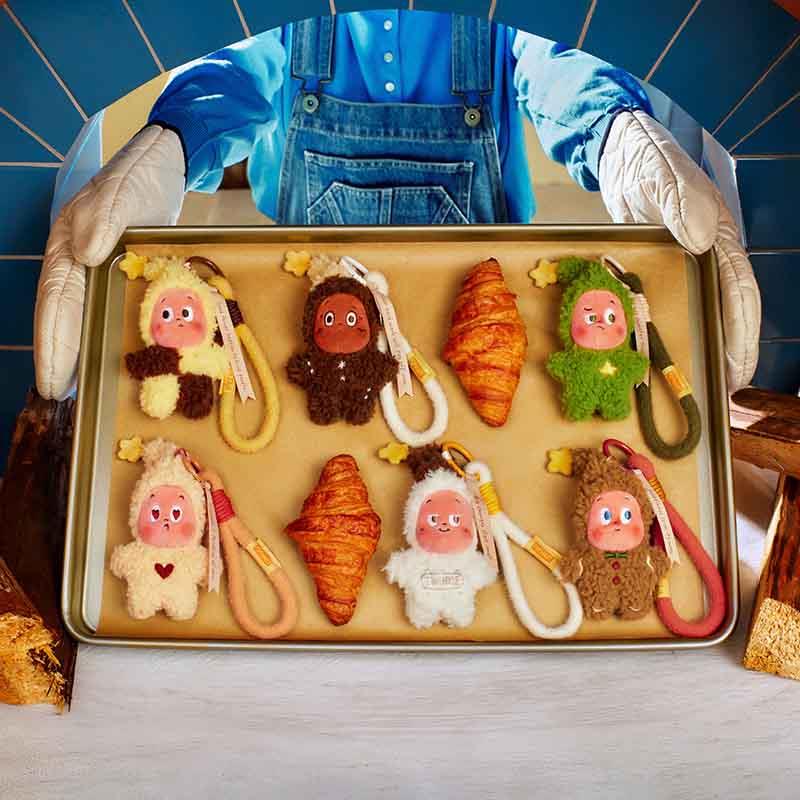 【代拆】星星人美味时刻-现烤小饼干毛绒挂件盲盒