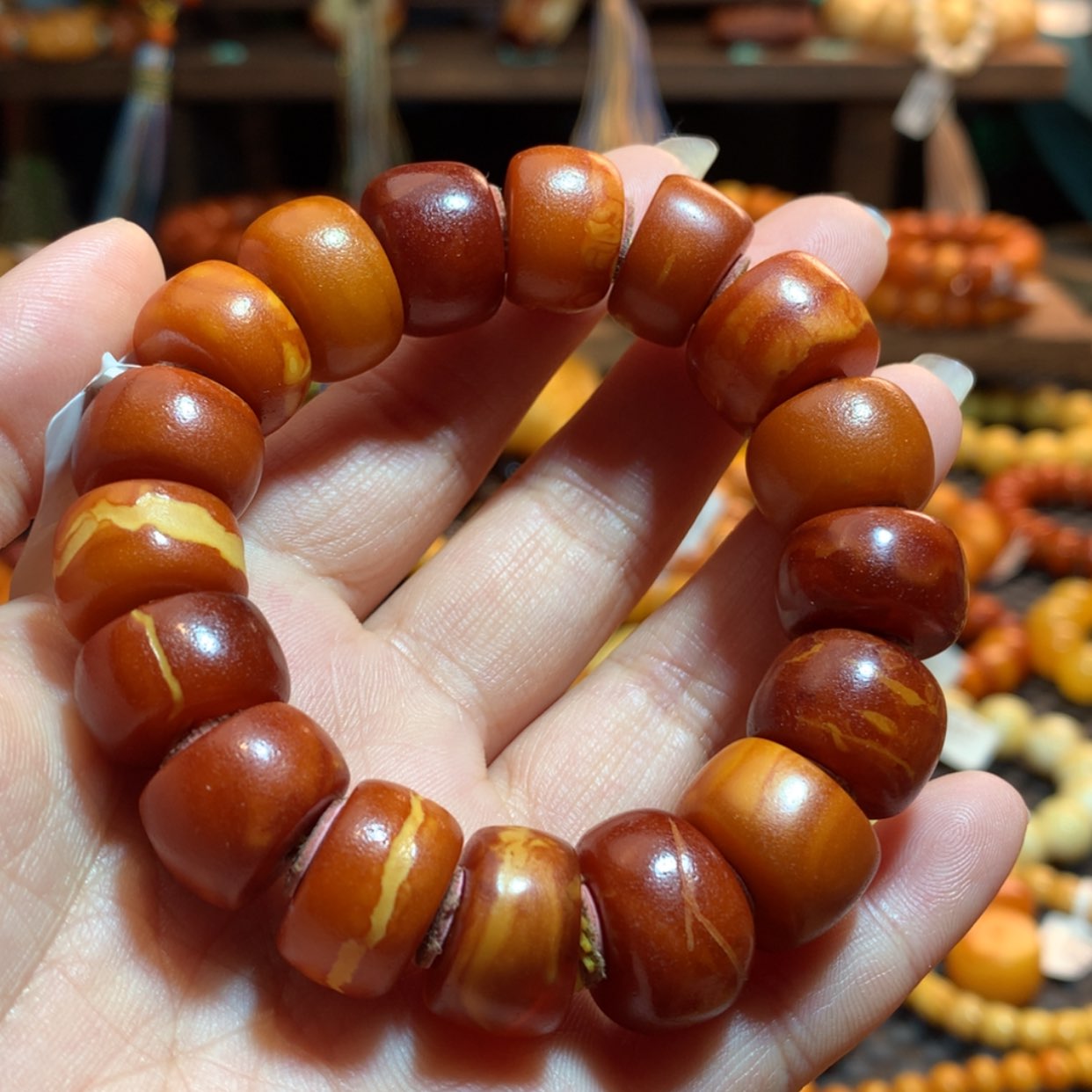 【闪购商品】手串蜜蜡未镶嵌蜜蜡手串