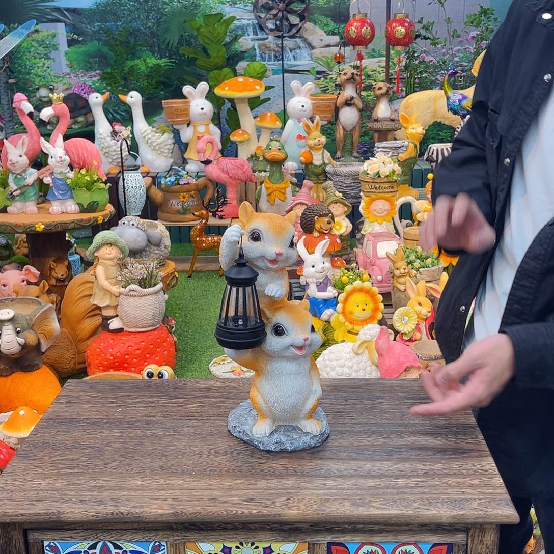 红陶花园庭院摆件