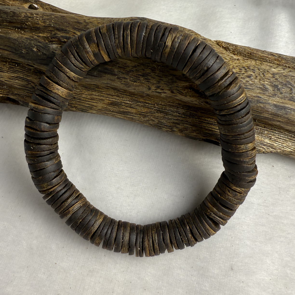 沉香奇楠沉香绿奇楠沉水片珠单圈15.5克重