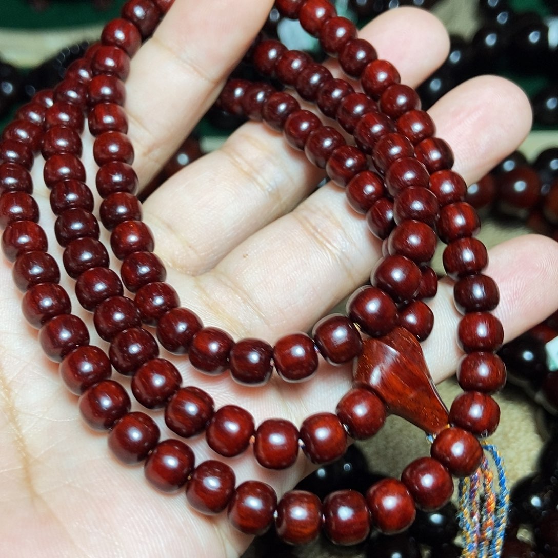 小叶紫檀手串/手链0.7老型精工多圈