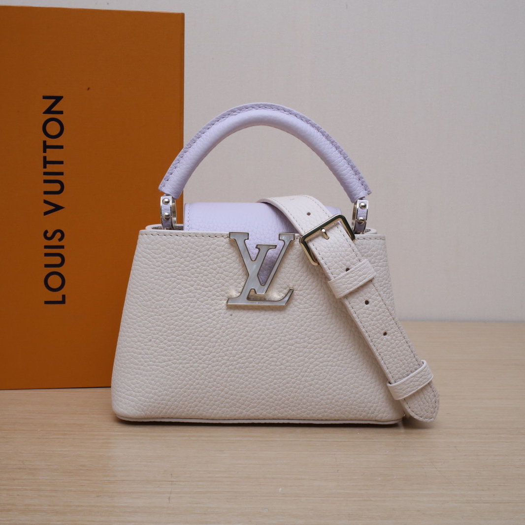 未使用 LouisVuitton/路易威登 小花6珊 Cap Mini 拼色 芯片包
