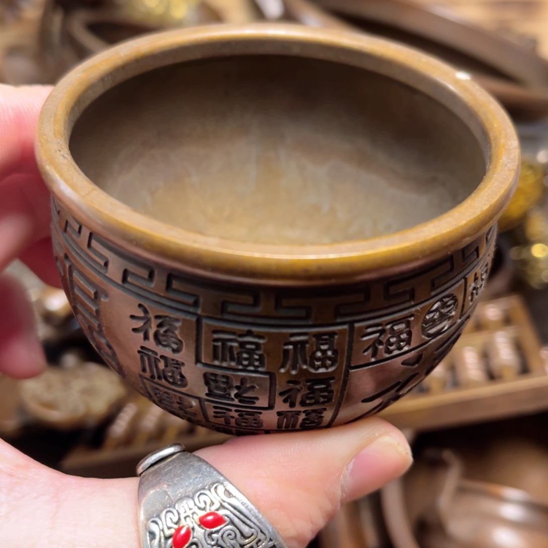 铜器手把件器便宜漏