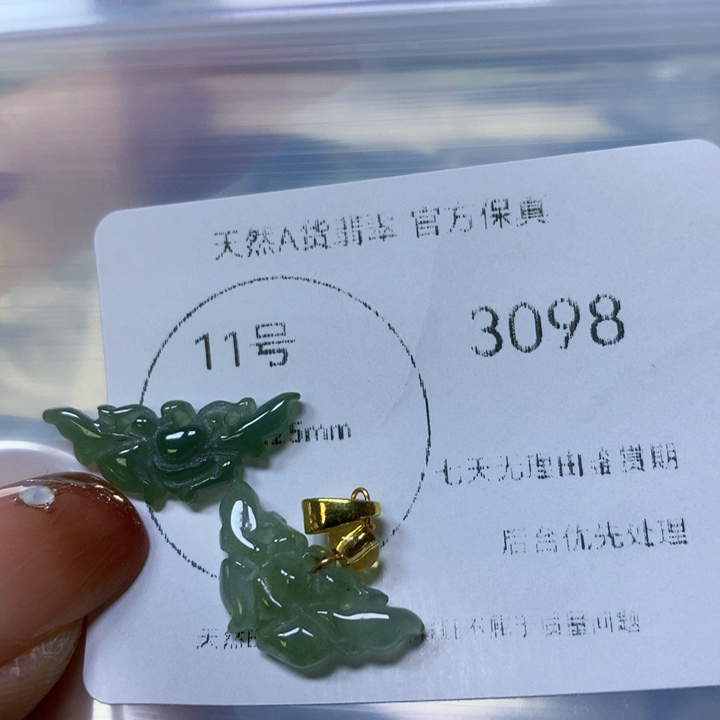 翡翠颈饰未镶嵌翡翠