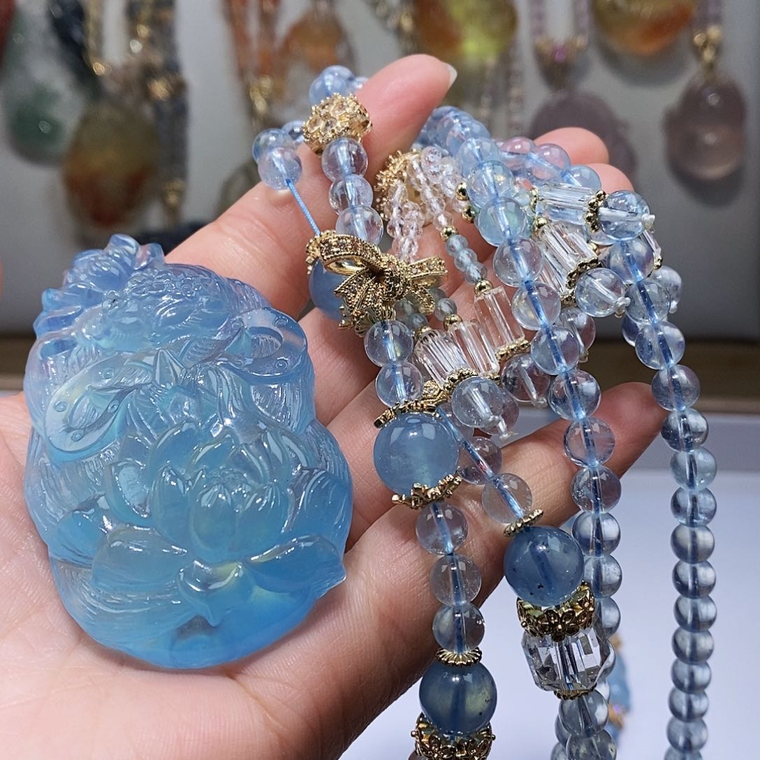 水晶水晶吊坠未镶嵌饭****-