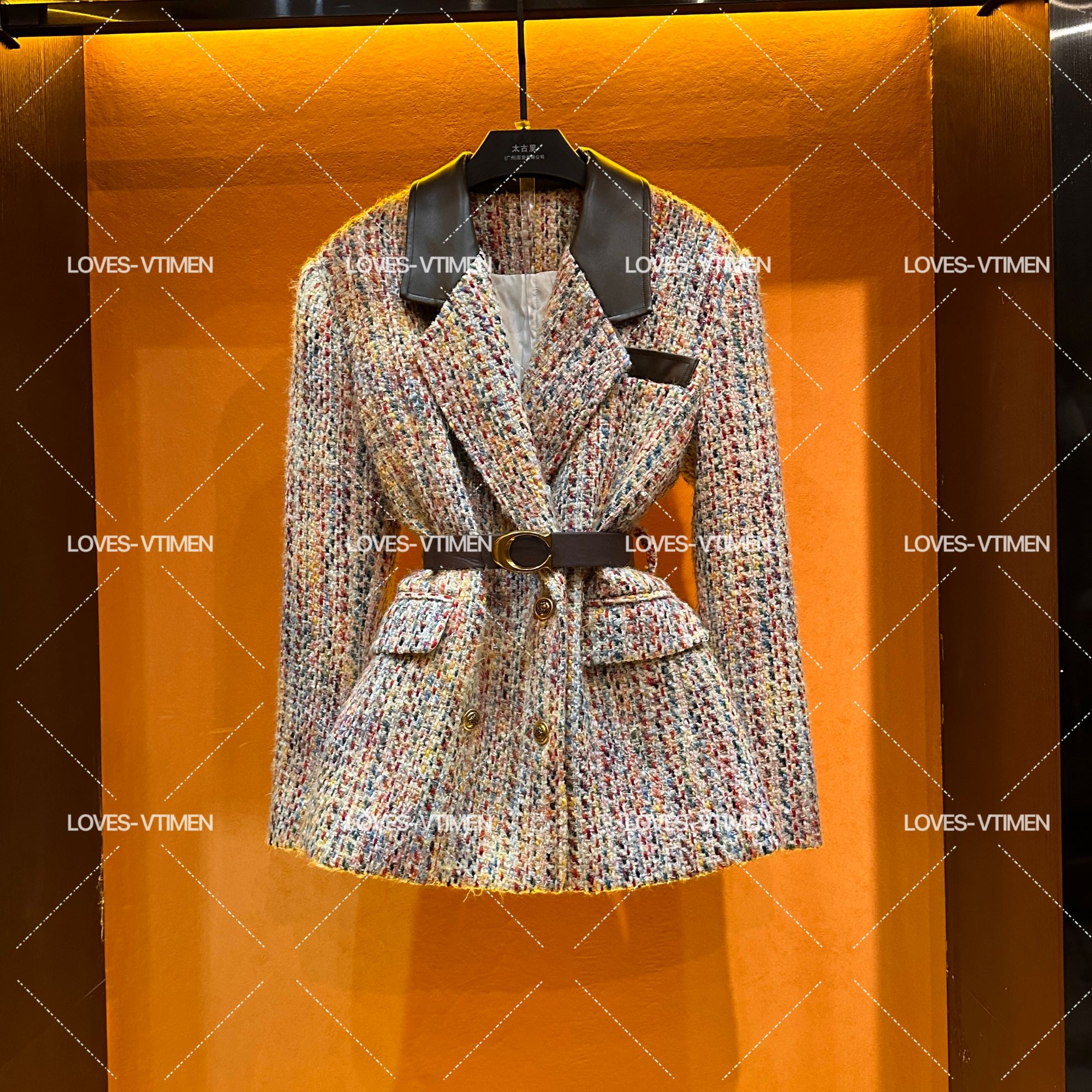 【小鬼专属】羽绒白鸭绒时尚百搭拼接防风外套LOVES-A1233