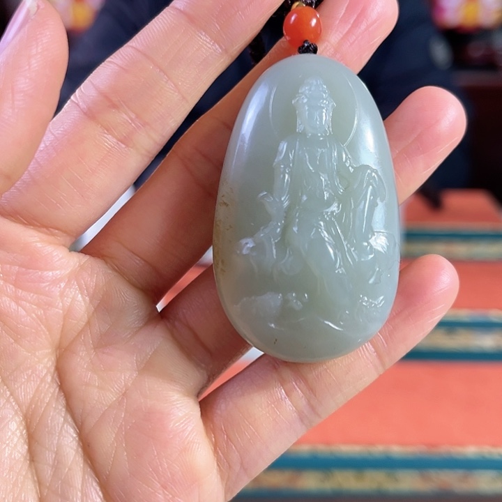 和田玉吊坠未镶嵌