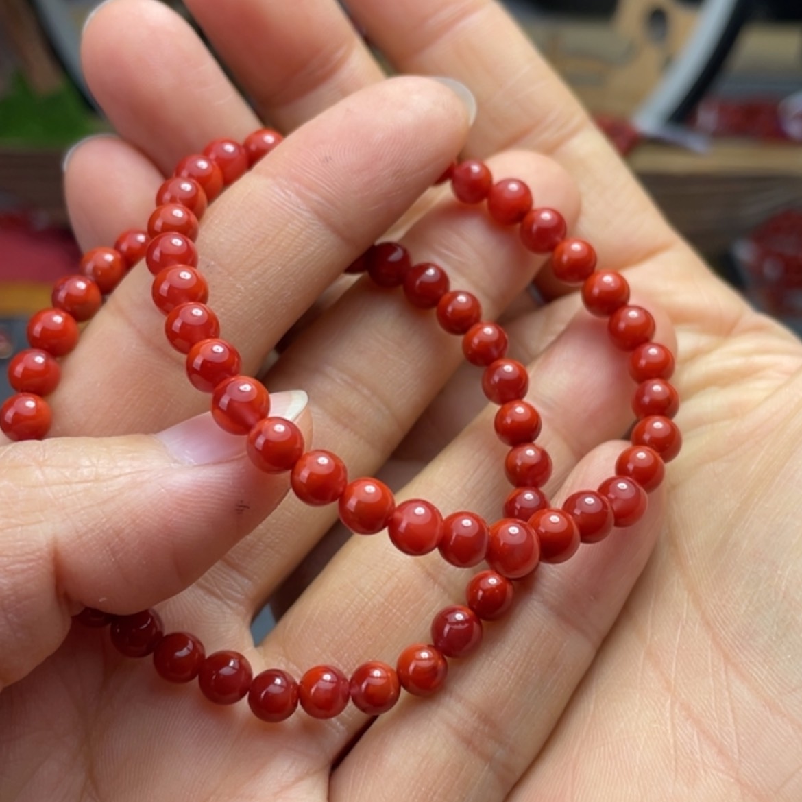 【闪购商品】南红玛瑙手串5+未镶嵌小****择