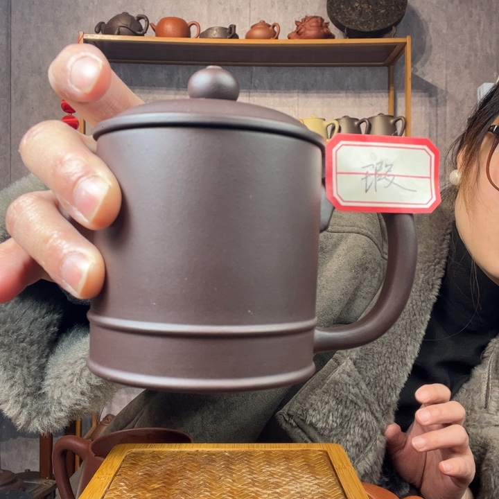 茶杯紫砂原矿紫砂杯